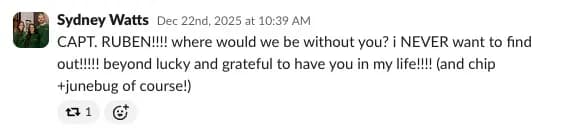 Testimonial from Sydney